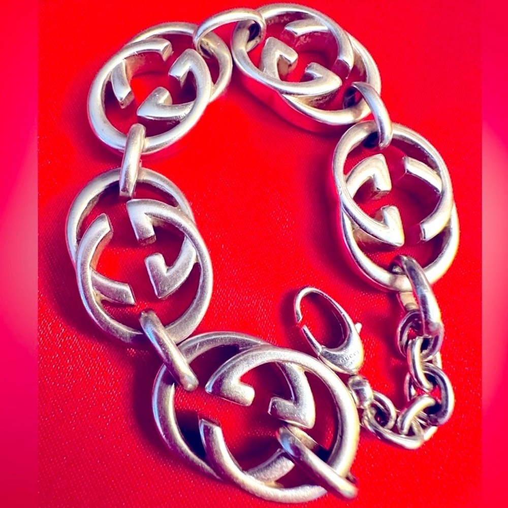 Authentic Gucci Sterling Silver Bracelet